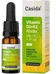 Casida Vitamin D3+K2 Kinder 500 I.E. + 25&mu;g 10 ml Tropfen