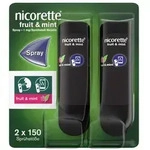 nicorette fruit & mint Spray mit Nikotin, Verbindung mit Tracking-App m&ouml;gl.