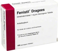 PZN-DE 04959610, Kohlpharma Fenistil Dragees 100 St &Uuml;berzogene Tabletten,