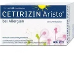 CETIRIZIN Aristo bei Allergien 10 mg 100 St Filmtabletten
