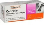 Cetirizin ratiopharm bei Allergie 10mg Filmtabletten