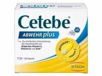Cetebe ABWEHR plus Vitamin C+Vitamin D3+Zink Kapseln 120 Stück 120 St