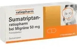 SUMATRIPTAN-ratiopharm bei Migr&auml;ne 50 mg Filmtabl.