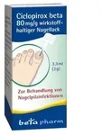 CICLOPIROX beta 80 mg/g wirkstoffhalt.Nagellack