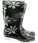 Damen Gummistiefel PVC Blumenmuster 36