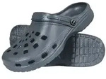 Clogs mit Fersenriemen grau 37