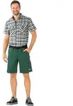 Planam Highline Shorts gr&uuml;n/schwarz/rot S