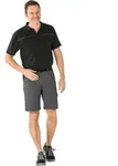 Planam Highline Shorts schiefer/schwarz/rot L