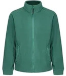 Extra dicke Unisex Fleecejacke 300 g/m2 Antipilling Gr&uuml;n XL