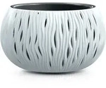 Prosperplast Blumentopf BOWL SANDY Wei&szlig; 37 cm