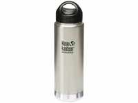 Klean Kanteen Trinkflasche TK Wide VI 592 ml brushed stainless Silber