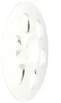 fischer D&auml;mmstoffteller DT 90/8, Tellerdurchmesser 90 mm - 250 St&uuml;ck