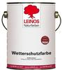 Leinos Wetterschutzfarbe auf Wasserbasis 855 Schwedenrot - 2,5 l...