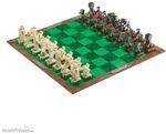 Noble Collection NOB3726 - Minecraft Schachspiel Overworld Heroes vs. Hostile Mobs