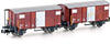 Hobbytrain N H24202 - 2tlg. Güterwagen Set K2 SBB braun Ep.IV Modellbahn
