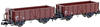 Hobbytrain N H24352 - 2er Set offene Güterwagen L6 SBB, Ep.IV,...