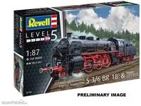 Revell 62168 - Model Set Schnellzuglokomotive S3/6 BR18mit Tender Revell