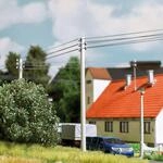 Busch H0 (1:87) 1751 - 12 Betonmasten Modellbahn