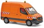 Busch H0 (1:87) 54008 - Mercedes-Benz Sprinter kurzer Radstand Hochdach, Orange