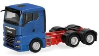 Herpa H0 (1:87) 320566 - MAN TGX GN Zugmaschine 3achs, blau Modellbahn