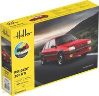 Heller 58705 - STARTER KIT Peugeot 205 GTI in 1:24 Modellbau