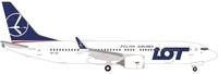 Herpa 539098 - LOT Polish Airlines Boeing 737 Max 8 - SP-LVA Modellbahn