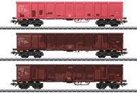 M&auml;rklin H0 (1:87) 047188 - Hochbordwagen-Set Eanos-x Modellbahn