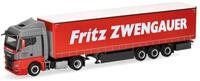 Herpa H0 (1:87) 319911 - MAN TGX GM Gardinenplanen-Sattelzug "Zwengauer "...