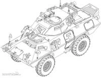 Trumpeter 07443 - LAV-150 Commando AFV w/ Cockerill 90mm Gun Modellbau