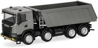 Herpa H0 (1:87) 321402 - Scania XT 17 Kipp-LKW 4achs, grau-gelb Modellbahn