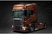 Italeri 510003897 - 1:24 Scania R730 V8 Black Amber Modellbau