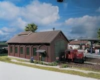 Piko H0 (1:87) 61823 - Lokschuppen "Burgstein " Modellbahn