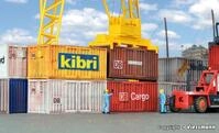 Kibri H0 (1:87) 10924 - Spur H0 20-Fu&szlig;-Container, 6 St&uuml;ck Modellbahn