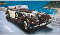 Italeri 510003701 - 1:24 Mercedes Benz 540K Modellbau