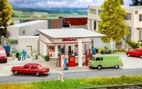 Faller H0 (1:87) 130590 - Tankstelle 50er Jahre Modellbahn
