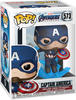 Funko FK45137 - Avengers: Endgame POP! Movies Vinyl Figur Captain America w/Broken