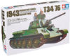 Tamiya 300035059 - 1:35 WWII Rus.KPz T-34/76 1942/43 (3) Modellbau