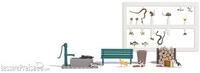Busch H0 (1:87) 7921 - Action Set: Spielende Katzen Modellbahn