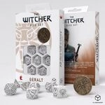 Q-Workshop QWSSWGE01 - The Witcher Dice Set. Geralt - The White Wolf Tabletop