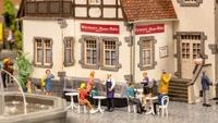 Noch H0 (1:87) 16245 - Figuren-Themenwelt Cafe Modellbahn