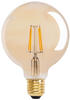 Näve LED-Globelampe E27 4,1W 310lm warmweiß gold 3erSet