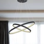 LED-H&auml;ngeleuchte Ralph, zweiflammig, schwarz