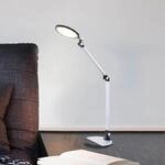 LED-Tischlampe Konsti, H&ouml;he 90 cm, schwarz/silberfarben, CCT