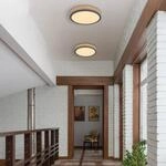 LED-Deckenlampe Doro &Oslash; 30 cm holz dunkel, grafit