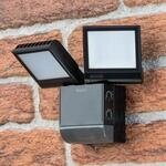 Theben LED-Au&szlig;enwandleuchte theLeda S17-100, schwarz Sensor