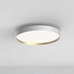 LOOM DESIGN LED-Deckenleuchte Lucia, wei&szlig;/goldfarben &Oslash; 60 cm