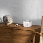 LED-Akku-Tischleuchte Nutalis, schneewei&szlig;, IP54, dimmbar