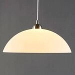 Lindby H&auml;ngeleuchte Valeria, wei&szlig;, Glas, &Oslash; 40 cm, E27