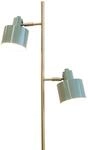 Dyberg Larsen Stehlampe Ocean, oliv, H&ouml;he 160 cm, 2-flg.
