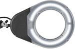 LED-Lupenleuchte MAULviso, schwarz, H&ouml;he 50 cm, Klemme